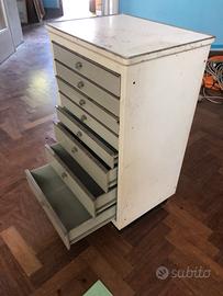 Cassettiera dentista panton knoll Cassina vitra