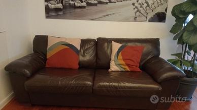 Divano letto in pelle Ikea 