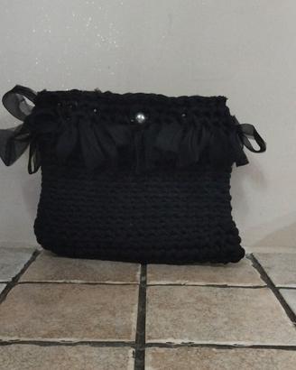 Pochette Nera Fatta A Mano