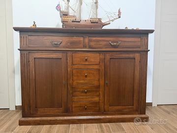 Credenza color noce