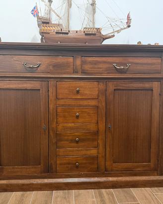 Credenza color noce