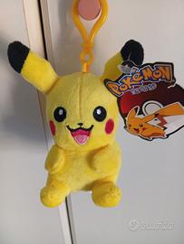 peluche portachiavi pikachu pokemon 12 cm