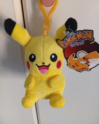 peluche portachiavi pikachu pokemon 12 cm