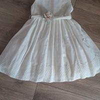 Abito da cerimonia bambina colore panna  9 anni