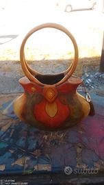 BORSA CON MANICO IN LEGNO INTEGRA