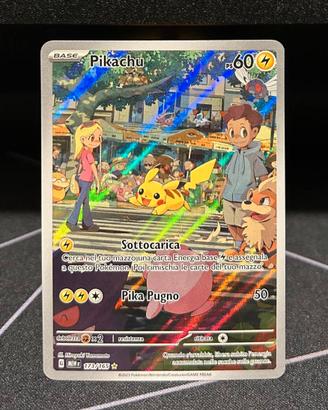 Pikachu MEW IT 173/165 carta Pokémon