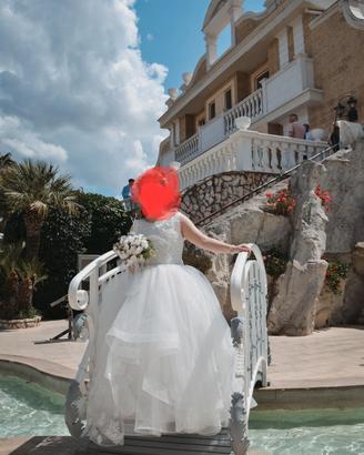 vestito da comunione da bimba stoffa italiana affa