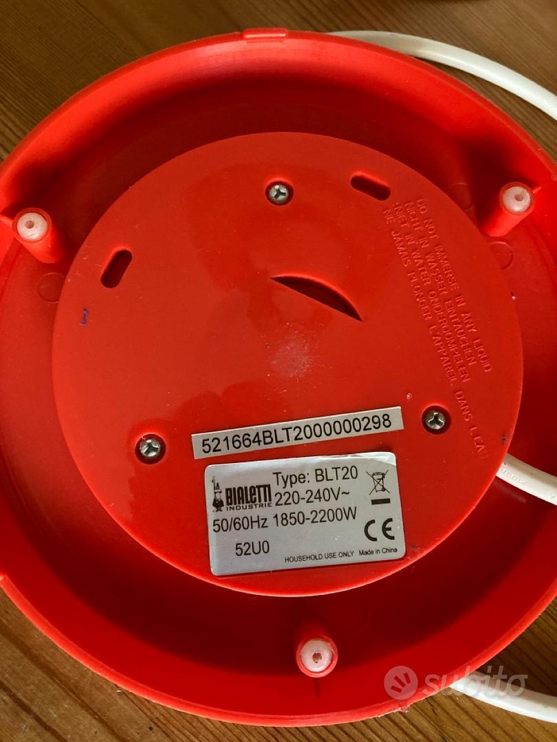 Bollitore Bialetti Rosso - Elettrodomestici In vendita a Brescia
