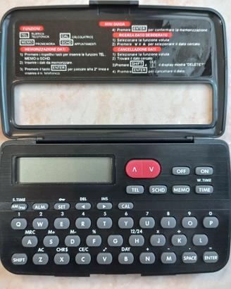 Agenda elettronica vintage funzionante