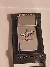 🔥 Zippo originale USA 🇺🇸 – USS Forrestal CV-59 