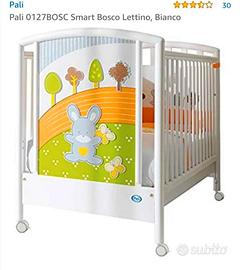 Lettino Pali Smart Bosco usato con materasso