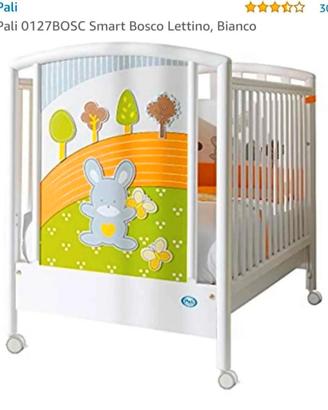 Lettino Pali Smart Bosco usato con materasso