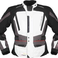 Giacca Moto MODEKA VIPER LT Laminato Grigia Rossa