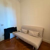 Divano letto IKEA / PS LEVOS 2 nero con fodera