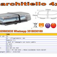 BARRA LAMPEGGIANTE DI SICUREZZA A LED 315x165x70mm