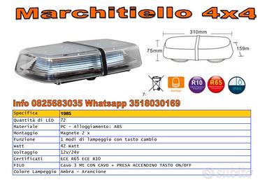 BARRA LAMPEGGIANTE DI SICUREZZA A LED 315x165x70mm