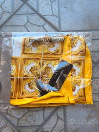 Foulard Dolce&Gabbana originale con stampa barocca