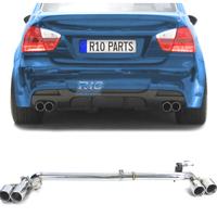 KIT CONVERSIONE SCARICO BMW E90 E91 LOOK M DOPPIO 
