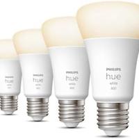 PHILIPS Hue White 4 Lampadine LED Smart, con Bluet