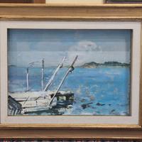 ZANUTTO RENZO olio 50x70  anno 1967