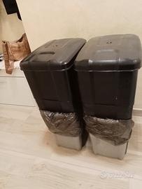 pattumiera doppi scomparto