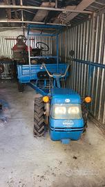 trattore bcs con rimorchio e accessori
