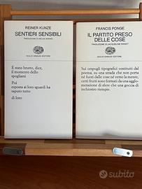R. Kunze, Sentieri sensibili/F. Ponge Poesie
