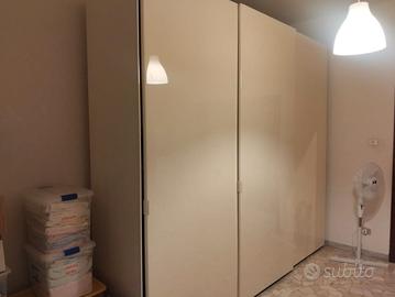 IKEA Armadio guardaroba bianco – 3 moduli – 300×26