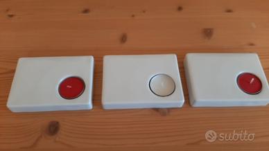 Portacandela in ceramica bianca