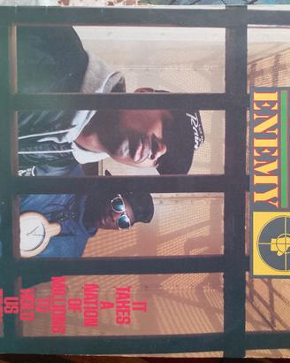 Disco vinile 33 giri PUBLIC ENEMY PRIMA ED. 1988