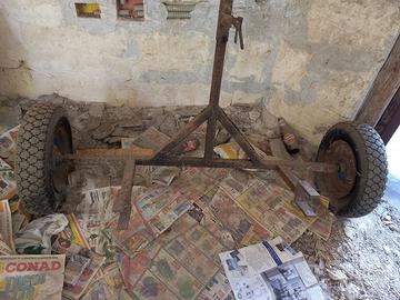 Carrello trasporto Fresa Motozappa