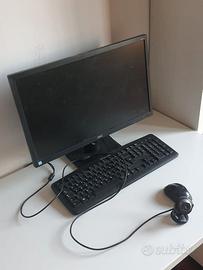PC fisso "SiComputer", monitor, tastiera, mouse