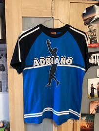 Vintage Brazil Adriano Soccer Tee Brazil Size S