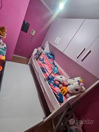 Cameretta bimba a ponte 2 letti nuova
