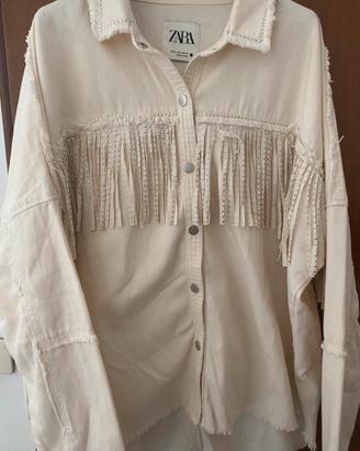 Giacca leggera con frange - Zara