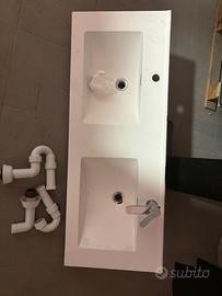 Lavabo doppio 120 cm