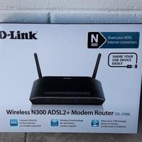 D-link n300 adsl2+modem router dsl 2750b