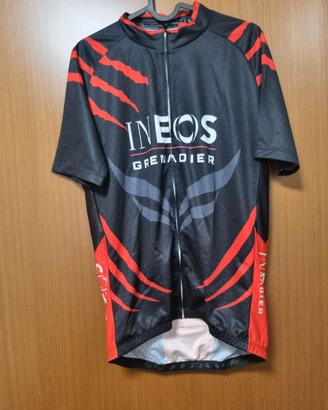 Maglia estiva ciclismo taglia L con maniche corte
