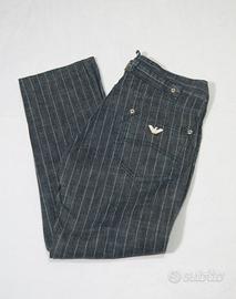 Pantaloni Armani Jeans donna vita bassa grigio XS