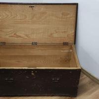 Cassapanca baule in legno antico 103x50 alto 45