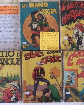 Fumetti Tex Spillati