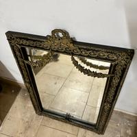 Specchio Con decoro in ottone