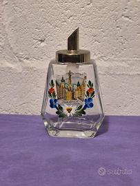 Zuccheriera dosatrice vintage in vetro - Souvenir 