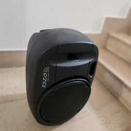 Coppia casse amplificate Ibiza 12” Bluetooth + mic