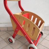 Carrello spesa in legno Nathan