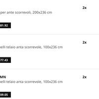 Ante scorrevoli pax ikea