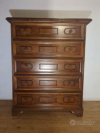 Cassettiera in legno