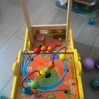 Gioco in legno Carello multi didattico