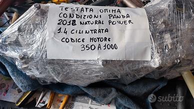 Testata panda 2012 1.4 Natural Power più inie benz