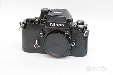 Nikon F2AS Nera (Black) + Schermo Tipo P